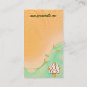 Carte de visite de rêves aquarelle (Dos)