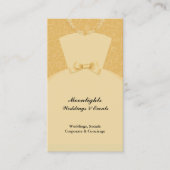 Carte de visite de robe blanche mariage (Devant)