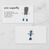 Carte de visite de robots (Devant / Derrière)