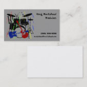 Carte de visite de roche (Devant / Derrière)