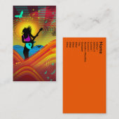 Carte de visite "de roche de soleil" (Devant / Derrière)