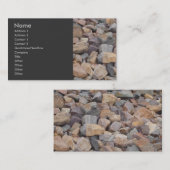 Carte de visite de roches (Devant / Derrière)