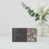 Carte de visite de roches (Debout devant)