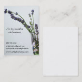 Carte de visite de romarin (Devant / Derrière)