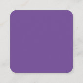 Carte de visite de ronde Carré Manager (Dos)