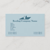 Carte de visite de Roofing Company (Dos)