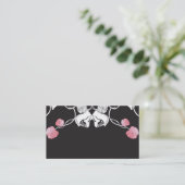 Carte de visite de roses (Debout devant)