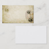 Carte de visite de roses (Devant / Derrière)