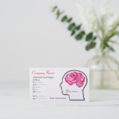 Carte de visite de roses de cerveau… (Debout devant)