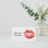 Carte de visite de rouge à lèvres (Debout devant)