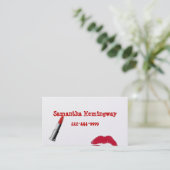 Carte de visite de rouge à lèvres (Debout devant)