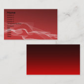 Carte de visite de rouge de Smokey (Devant / Derrière)