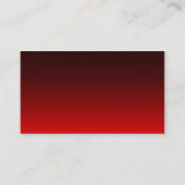 Carte de visite de rouge de Smokey (Dos)