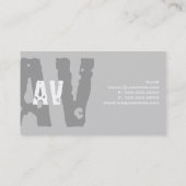 Carte de visite de rouillement de photographie de (Dos)