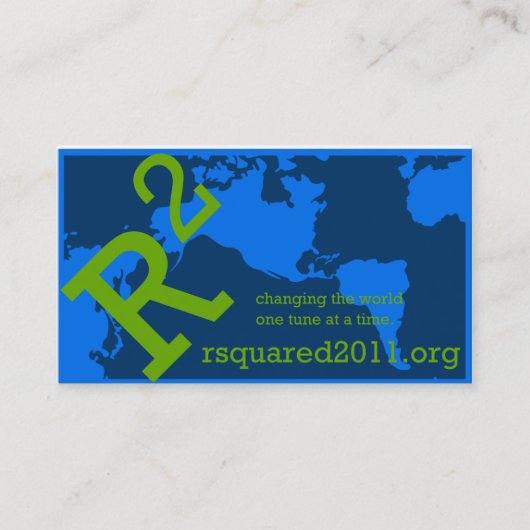 Carte de visite de RSquared (Devant)