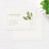 CARTE DE VISITE DE SAGE FRAIS 3,5x2,5 (Bureau)