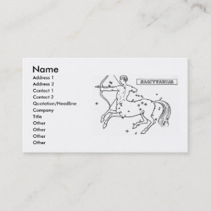 Carte de visite de Sagittarius