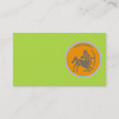 Carte de visite de Sagittarius (Dos)