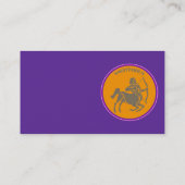 Carte de visite de Sagittarius (Dos)