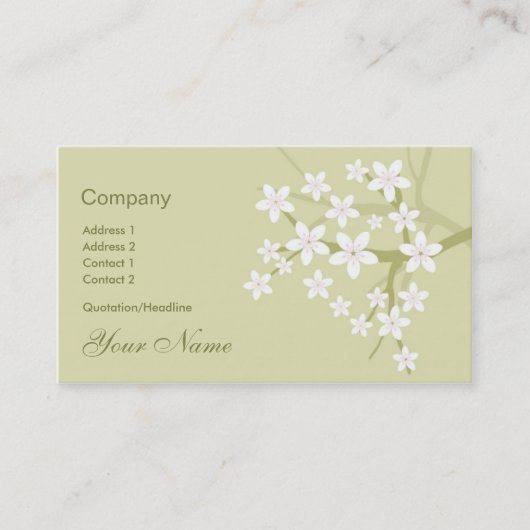 Carte de visite de Sakura (Devant)