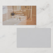 Carte de visite de salle de bain personnalisé (Devant / Derrière)