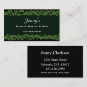 Carte de visite de salon (Devant / Derrière)