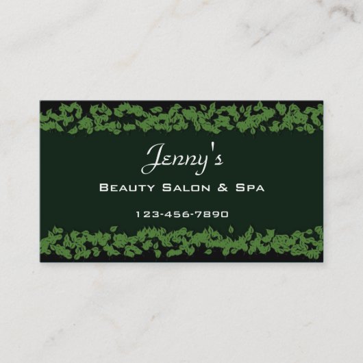 Carte de visite de salon (Devant)