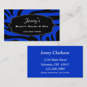 Carte de visite de salon (Devant / Derrière)