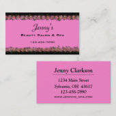 Carte de visite de salon (Devant / Derrière)