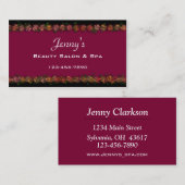 Carte de visite de salon (Devant / Derrière)