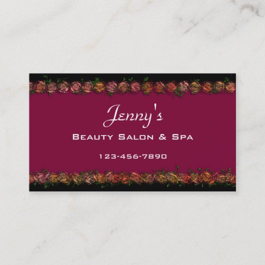 Carte de visite de salon (Devant)