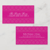 Carte de visite de salon (Devant / Derrière)