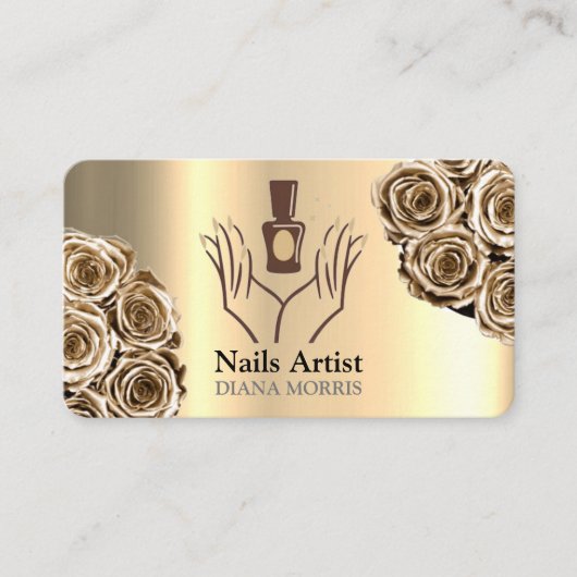 Carte de visite de salon Artiste Nails (Devant)