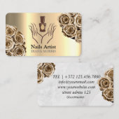 Carte de visite de salon Artiste Nails (Devant / Derrière)