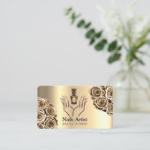 Carte de visite de salon Artiste Nails (Debout devant)