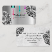 Carte de visite de salon Artiste Nails (Devant / Derrière)