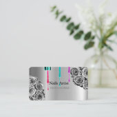 Carte de visite de salon Artiste Nails (Debout devant)
