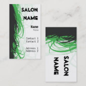 Carte de visite de salon - customisé (Devant / Derrière)