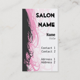 Carte de visite de salon - customisé