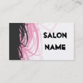 Carte de visite de salon - customisé (Dos)