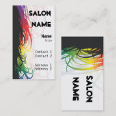 Carte de visite de salon - customisé (Devant / Derrière)