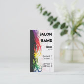 Carte de visite de salon - customisé (Debout devant)