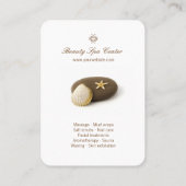 Carte de visite de salon de beauté de spa (Dos)