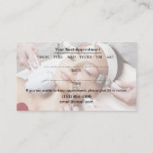 Carte de visite de salon de beauté et de soins de  (Dos)