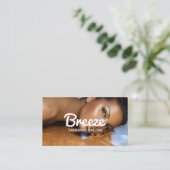 Carte de visite de salon de bronzage Spa (Debout devant)