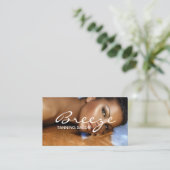 Carte de visite de salon de bronzage Spa (Debout devant)