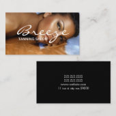 Carte de visite de salon de bronzage Spa (Devant / Derrière)