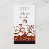 Carte de visite de salon de café (Dos)