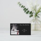 Carte de visite de salon de clou (Debout devant)