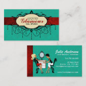 Carte de visite de salon de clou (Devant / Derrière)